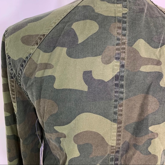 BLANKNYC On Duty Camo Print Moto Jacket XS NWT - Picture 10 of 13